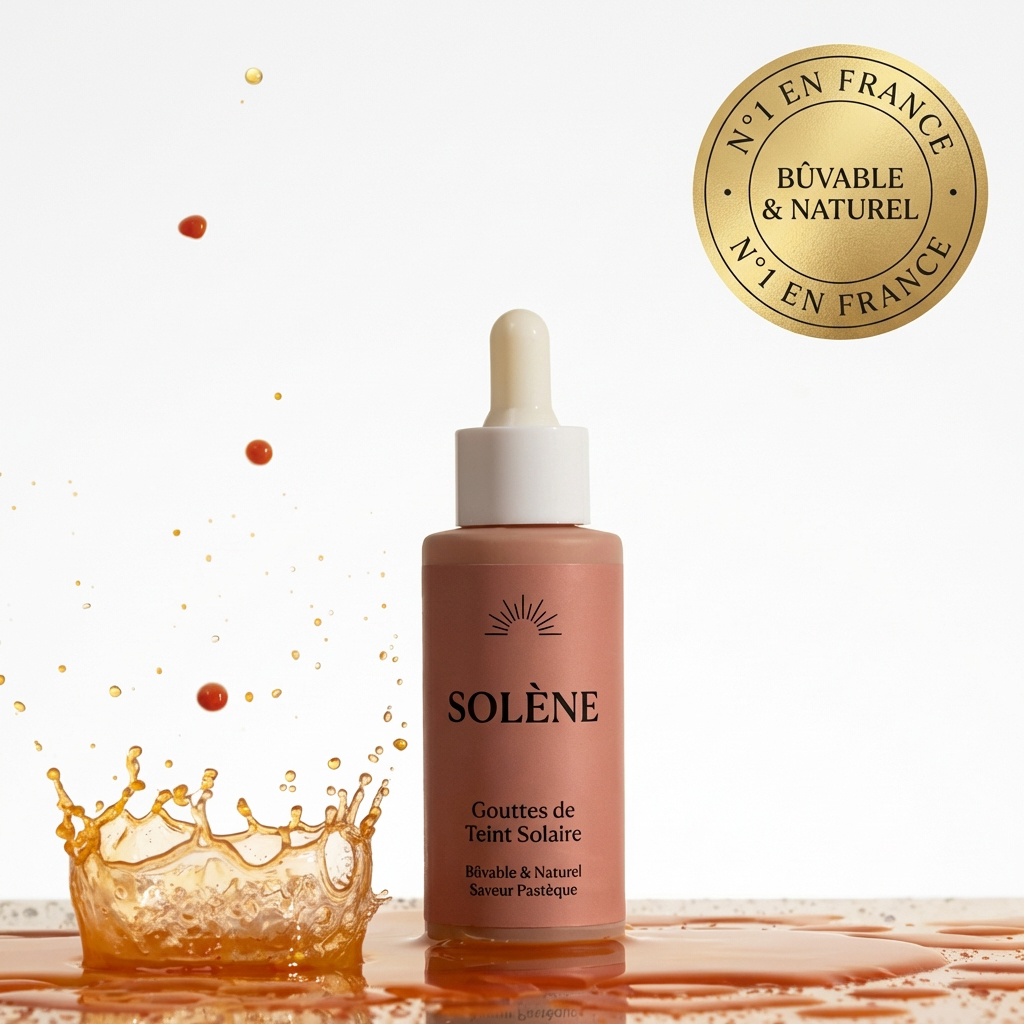 Autobronzant Solène - Flacon produit pour un bronzage naturel et éclatant